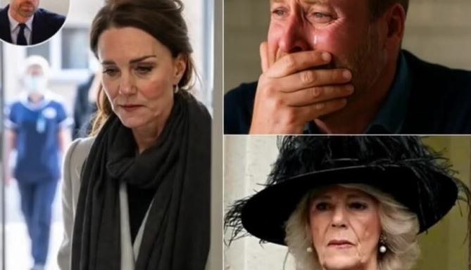 TRAGEDY — 2 HOURS AGO: The palace raised its white flag. Alarms echoed. In a dark corner, Kate and William sat in silence before delivering the devastating words: “With broken hearts, we regret to announce… Camilla…”