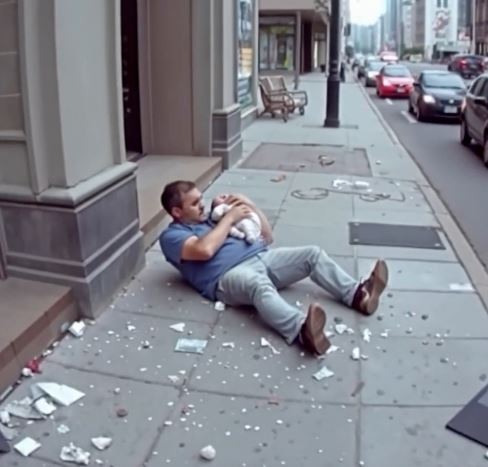 I caught a baby falling from a fifth-floor window and everyone called me a hero.