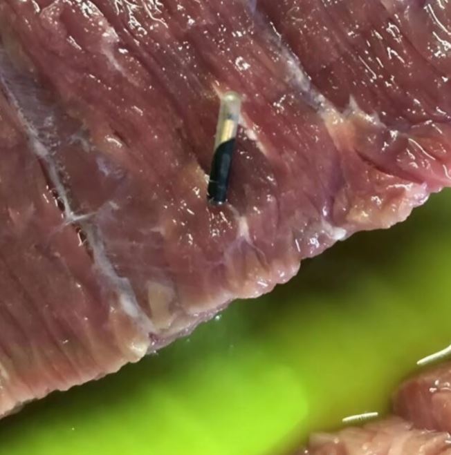 I bought meat at the store and there was something strange inside. I was horrified when I realized what it was and how it got into my meat.