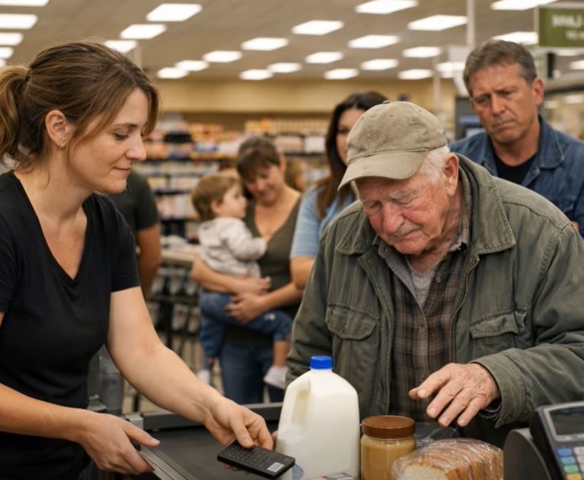 I Helped an Old Man at the Store. Two Days Later, Someone Came to My Door