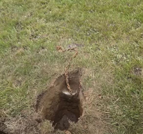 I Discovered a Chain Hidden Beneath My Mailbox