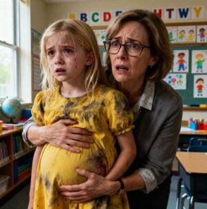 The girl whispered to her teacher, “I’m scared to go home! My stepfather always does this to me.”