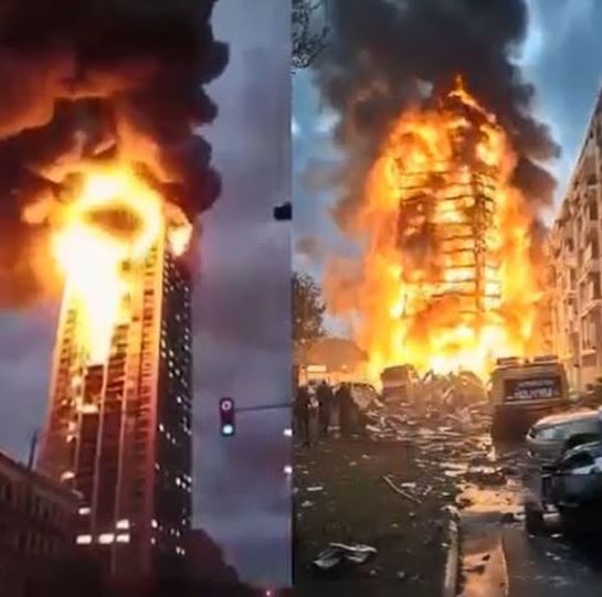 A few hours ago a big fire broke out in M…