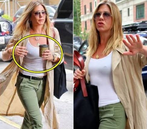 Jennifer Aniston Goes Braless on Set and Fans Can’t Stop Talking