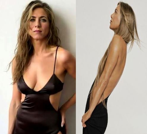 Jennifer Aniston Shows Off Her Incredible Back and Curves in Her Most Daring Black Look Yet